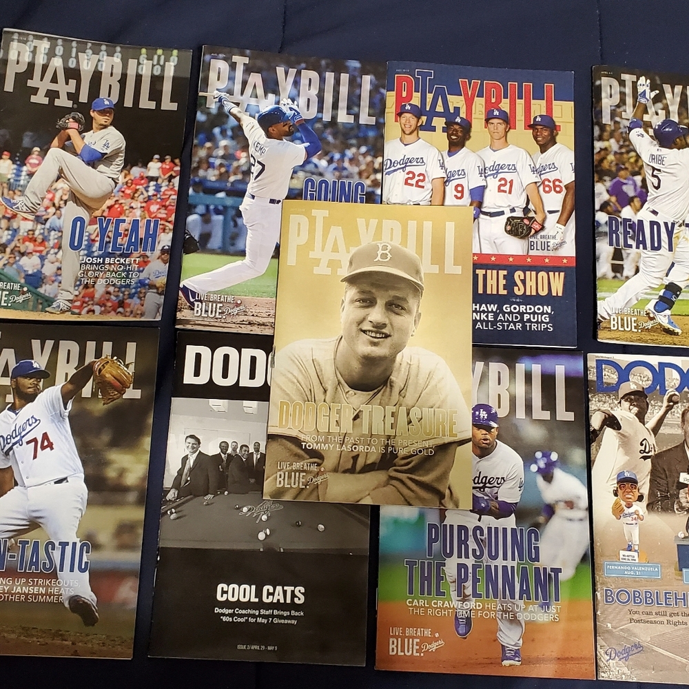 Dodgers Playbill Set